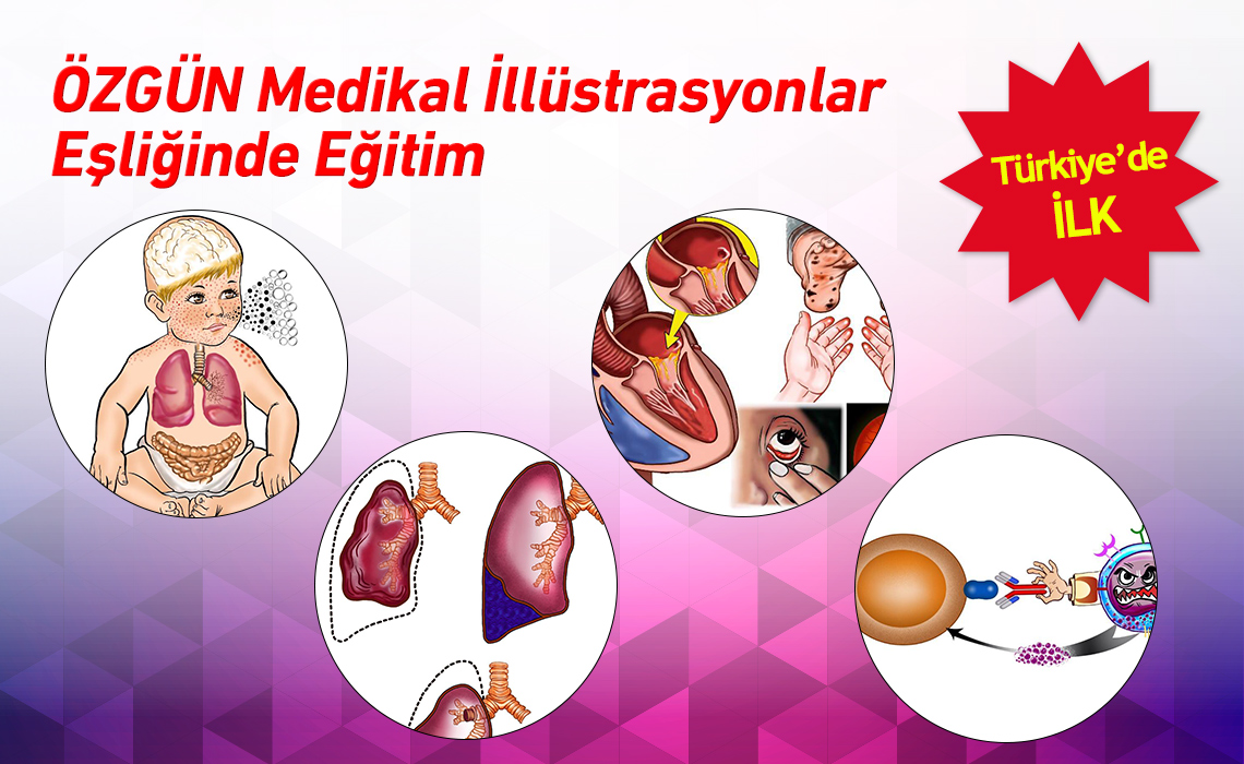 Özgün Medikal İllüstrasyonlar Eşliğinde